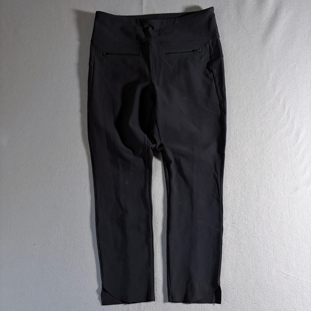 Athleta Womens Black High Rise Slim Ankle Travel Commuter Pants Size M